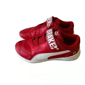 Puma Scuderia Ferrari Red Kart Cat III  Boys Sporty Athletic Sneaker Shoes SZ 2C